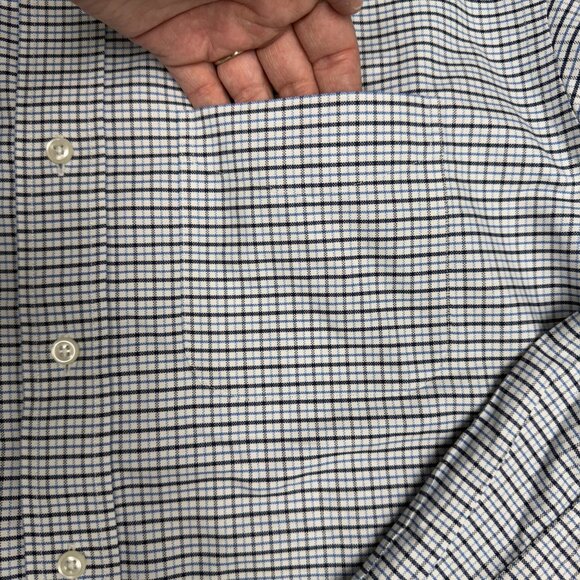 EUC Men's LL BEAN Long Sleeve Traditional Fit‎ Oxford Shirt 237807 | Size 16/34 - Picture 5 of 10
